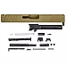 THE TITAN Glock 19 Complete Slide Kit - RMR Cut / Black Barrel / Choose Slide Color – Gen 3 Compatible