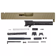 THE TITAN Glock 19 Complete Slide Kit - RMR Cut / Black Barrel / Choose Slide Color – Gen 3 Compatible