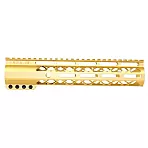 AR-15 10" Air-Lok Series M-LOK Compression Free Floating Handguard with Monolithic Top Rail | Choose Color: Black, Red, Blue, Green, Purple, Gold