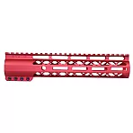 AR-15 10" Air-Lok Series M-LOK Compression Free Floating Handguard with Monolithic Top Rail | Choose Color: Black, Red, Blue, Green, Purple, Gold
