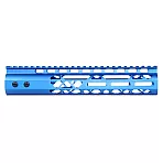 AR-15 10" Air Lite M-LOK Free Floating Handguard with Monolithic Top Rail | Choose Color: Red, Black, Blue, Green, Gold, FDE