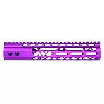 AR-15 10" Air Lite M-LOK Free Floating Handguard with Monolithic Top Rail | Choose Color: Red, Black, Blue, Green, Gold, FDE
