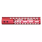 AR-15 10" Air Lite M-LOK Free Floating Handguard with Monolithic Top Rail | Choose Color: Red, Black, Blue, Green, Gold, FDE