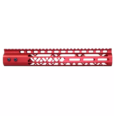 AR-15 12" Air LITE Skeletonized Series M-LOK Free Floating Handguard with Monolithic Top Rail – Choose Color
