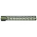 AR-15 16.5" AIR-LOK Series M-LOK Compression Free Floating Handguard With Monolithic Top Rail - Choose Anodized Color - US Made