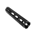 AR-15 10" Quadrail Float Handguard with Round Port / Cerakote Finish – Multiple Colors Available