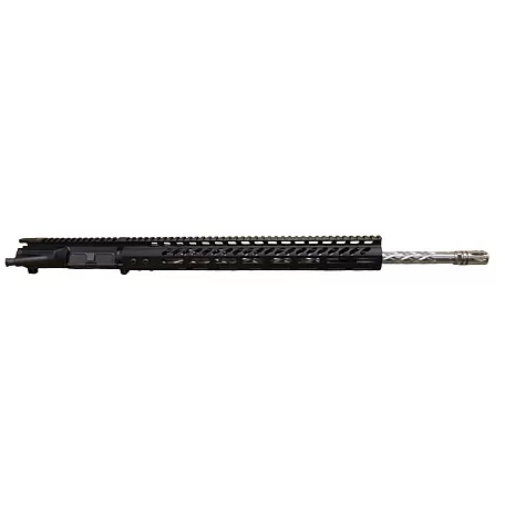 AR-15 .224 Valkyrie 20" Diamond Fluted Stainless Steel Upper Assembly | Mlok | Match Grade 416R Barrel