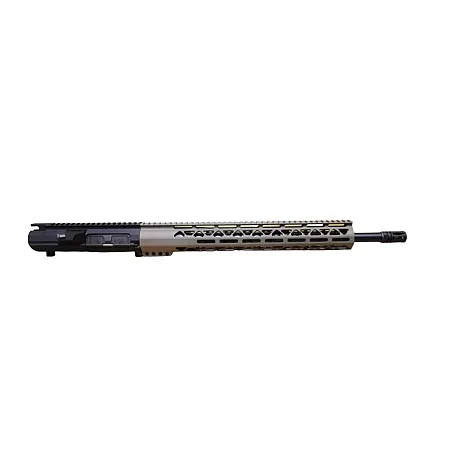 Moriarti AR-10 .308 18" Salt & Pepper Upper Assembly – Slim FDE M-LOK, A2 Flash Hider, DPMS Compatible