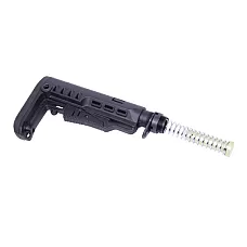 AR-15 M.C.S STOCK / MULTI CALIBER COLLAPSIBLE STOCK KIT / BLACK