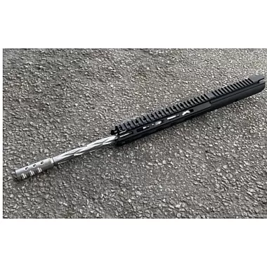 AR-15 5.56/.223 16" slick side diamond stainless steel upper assembly / 10" Mlok / Tri