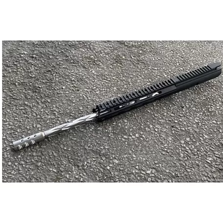 AR-15 5.56/.223 16" slick side diamond stainless steel upper assembly / 10" Mlok / Tri