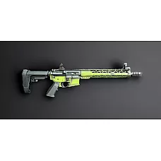 AR-15 5.56/.223 Moriarti 12.5" Zombie Slayer Semi Auto Pistol | Battleworn Green