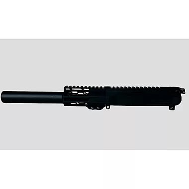 MORIARTI AR-9 9MM 4.5" SLICK SIDE PISTOL UPPER ASSEMBLY  /7" FAKE CAN / BCG & CH / NON LRBHO