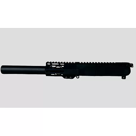 MORIARTI AR-9 9MM 4.5" SLICK SIDE PISTOL UPPER ASSEMBLY  /7" FAKE CAN / BCG & CH / NON LRBHO