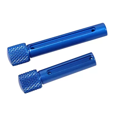 Moriarti AR-10 .308 Extended Anodized Takedown Pin Set Blue