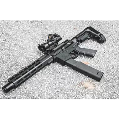 MA-9 9MM Moriarti 8.3" Sporting Series Glock Style Pistol / Flash Can / SBA3 / LRBHO / Blowback 