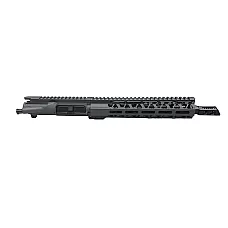 AR-15 300 Blackout 10.5" Diamond Cut 10" M-LOK Upper Assembly / Slanted Muzzle / 1x7 Twist – Sniper Grey Cerakote Finish