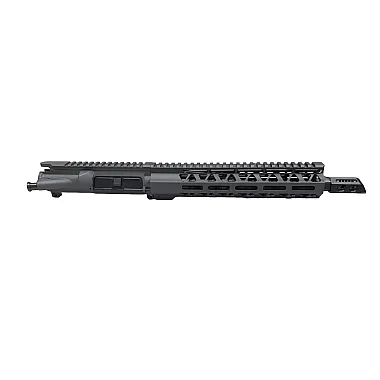 AR-15 300 Blackout 10.5" Diamond Cut 10" M-LOK Upper Assembly / Slanted Muzzle / 1x7 Twist – Sniper Grey Cerakote Finish
