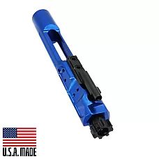 AR-15 Polished Aluminum Lightweight Competition Bolt Carrier Group - Blue