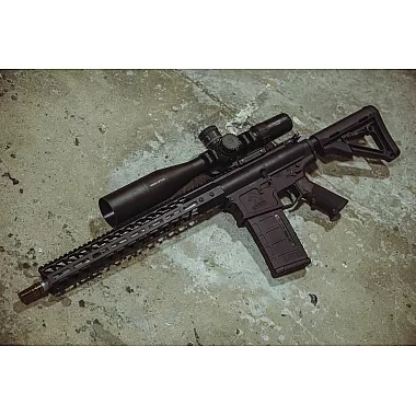 AR-10 .243 WIN 16" Advanced Series Rifle – Cherry Bomb Muzzle Brake – Magpul MOE
