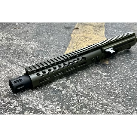 AR-10MM 8.5″ Side Charging Complete Upper Receiver / OD Green / LRBHO – Moriarti Arms