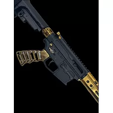 AR-9 9MM Moriarti Arms 7.5" Slick Side Pistol / Gold Plated / LRBHO