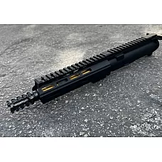 AR-15 5.56/.223 7.5" M-LOK Upper Assembly | Gold Barrel | Pineapple Muzzle Brake