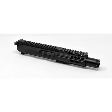 Moriarti AR-9 4.5" Pistol Upper Assembly with Flash Can, BCG, and Charging Handle - Non-LRBHO