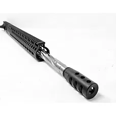 AR-15 5.56/.223 18" Stainless Steel Spiral Fluted Upper Assembly  / Mlok Rail