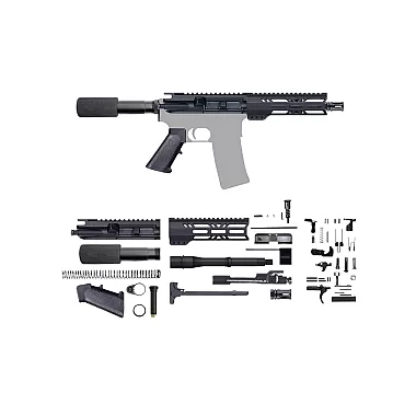 AR-15 .338 ARC 7.5" Pistol Build Kit | Black Nitride | Classic