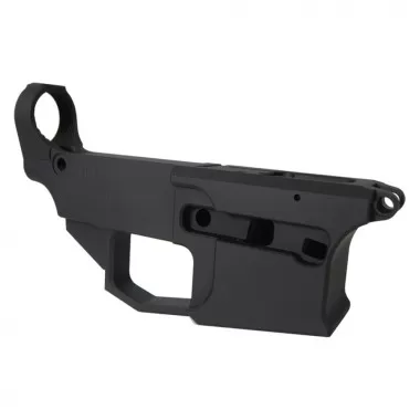 AR-9 9MM 80 Anodized Lower Receiver - Glock Style / V2 - Black, 7075-T6 Billet, USA Made