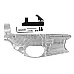 AR 9MM 80 Billet Lower Receiver / Raw / Glock Style Mag
