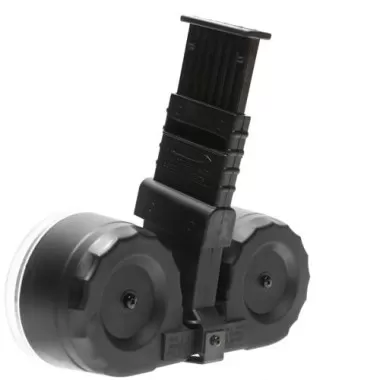 KCI AR-15 100 Round Drum Magazine - 5.56 Caliber, High Capacity Magazine