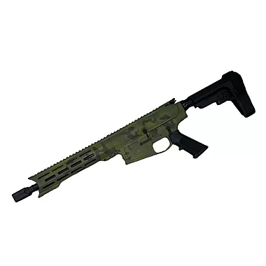 MA-10 .308 WIN MORIARTI ARMAMENTS 10.5" PISTOL / PARTIZAN CAMO / SBA3