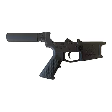 Moriarti Armaments MA-15 Complete Lower Receiver - Semi-Automatic, Multi-Cal, Black Finish, Micro Pistol, Mil-Spec