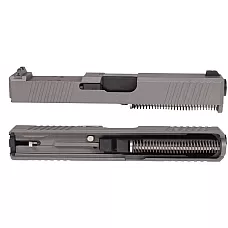 Glock 19 Compatible 9mm Full Pistol Build Kit | No Frame | FDE | RMR Cut Slide | Gen 1-3