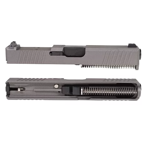 Glock 19 Compatible 9mm Full Pistol Build Kit | No Frame | FDE | RMR Cut Slide | Gen 1-3
