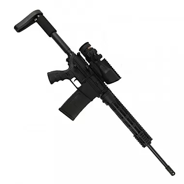 Moriarti AR-10 .308 16" Commando Carbine Kit with 12" M-LOK Rail and Minimalist Stock - DPMS Compatible