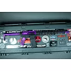 AR-15 5.56/.223 16 inch Minimalist Series Rifle Kit, Purple Accents, 15 inch M-LOK