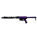 AR-15 5.56/.223 16" MINIMALIST SERIES RIFLE KIT / PURPLE ACCENTS / 15" MLOK