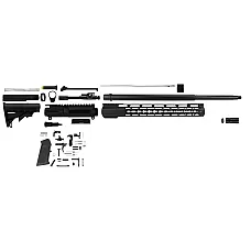 AR-15 5.56/.223 20" RIFLE NITRIDE RIFLE KIT /15" MLOK /LE STOCK