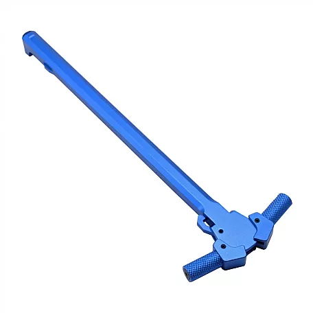 AR-10 Blue Tactical Charging Handle - Ambidextrous