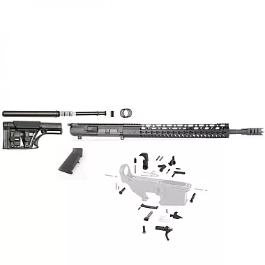 Moriarti AR-10 .308 18" SPR Rifle Kit w/ Luther Stock – DPMS Compatible