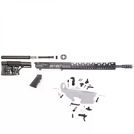 Moriarti AR-10 .308 18" SPR Rifle Kit w/ Luther Stock – DPMS Compatible