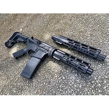 AR-15 Moriarti Duo TakeDown Semi Auto Pistol | 5.56 Nato with 300 Blackout or 350 Legend Combo | SBA3 Brace