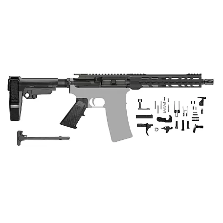 AR-15 .300 AAC Blackout 10.5" Pistol Builder Kit | M-LOK, SBA3 Brace, USA Made – Moriarti Armaments