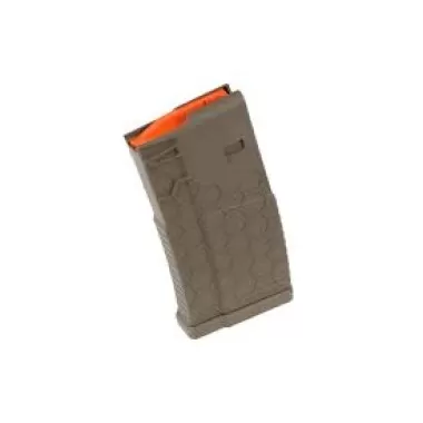 HEXMAG .308 Win/7.62 NATO 20-Round Magazine – FDE Finish, Fits SR25/DPMS