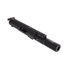 AR-9 5.5" Slick Side Pistol Upper with SOCOM Fake Suppressor, BCG, and Charging Handle