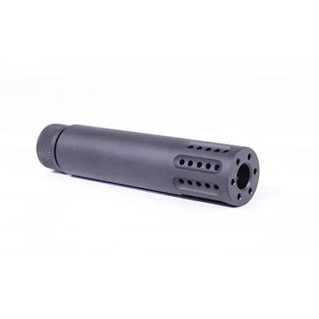 Moriarti AR-15/AR-10 Slip Over Barrel Shroud with Multi-Port Muzzle Brake - 5/8x24 & 1/2x28 TPI