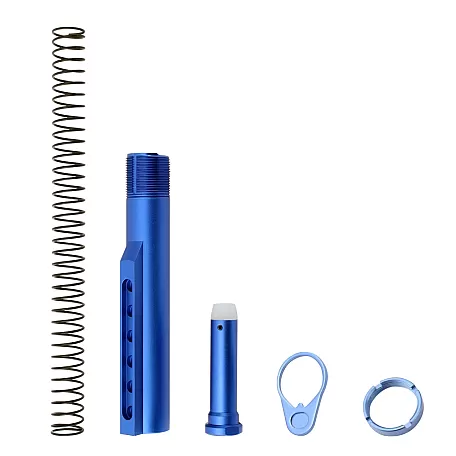 AR-15 M4 Six Position Buffer Tube Kit / Mil-Spec / Choose Color